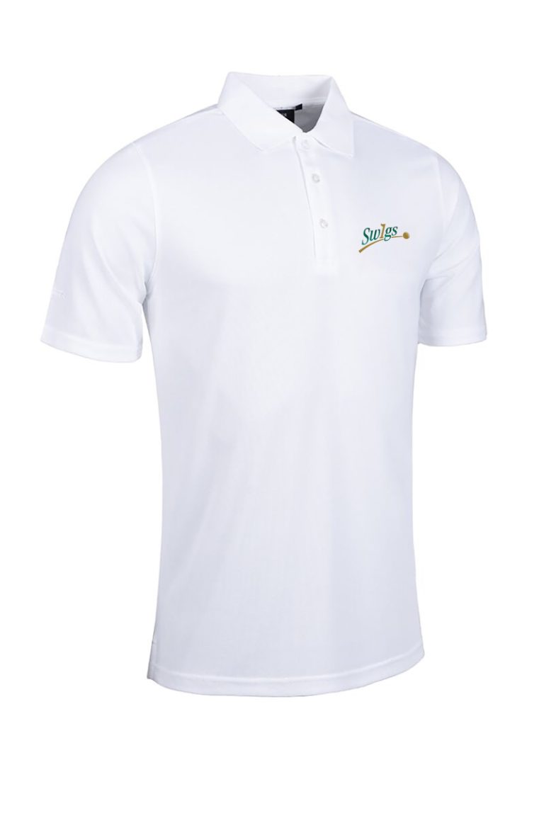 Piqué Polo — White