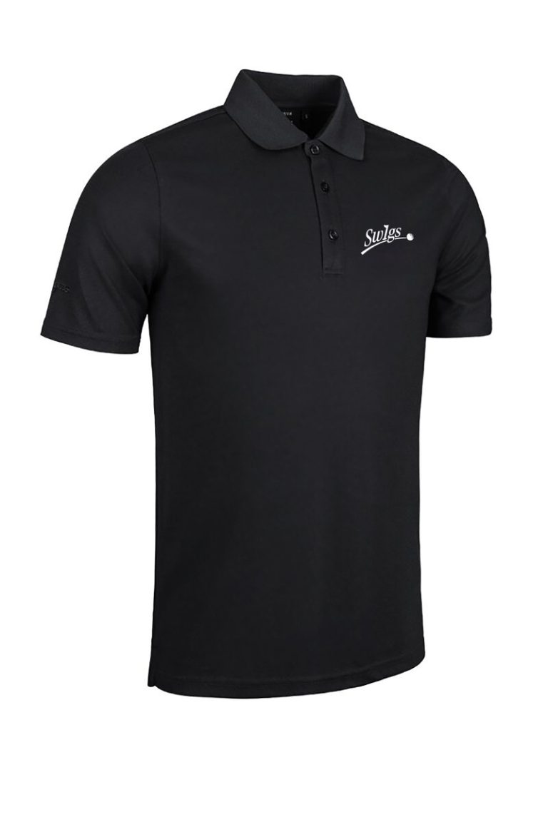 Piqué Polo — Black