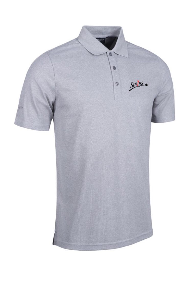 Piqué Polo — Grey Marl